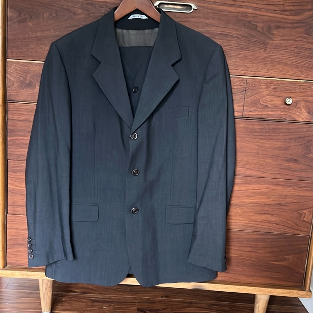 Roberto Biagini hand made Italian wool three piece suit